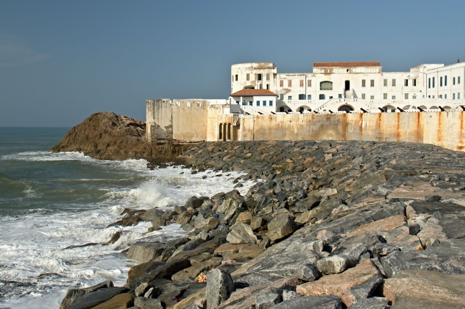 Aerial view of Freetown, Sierra Leone 
