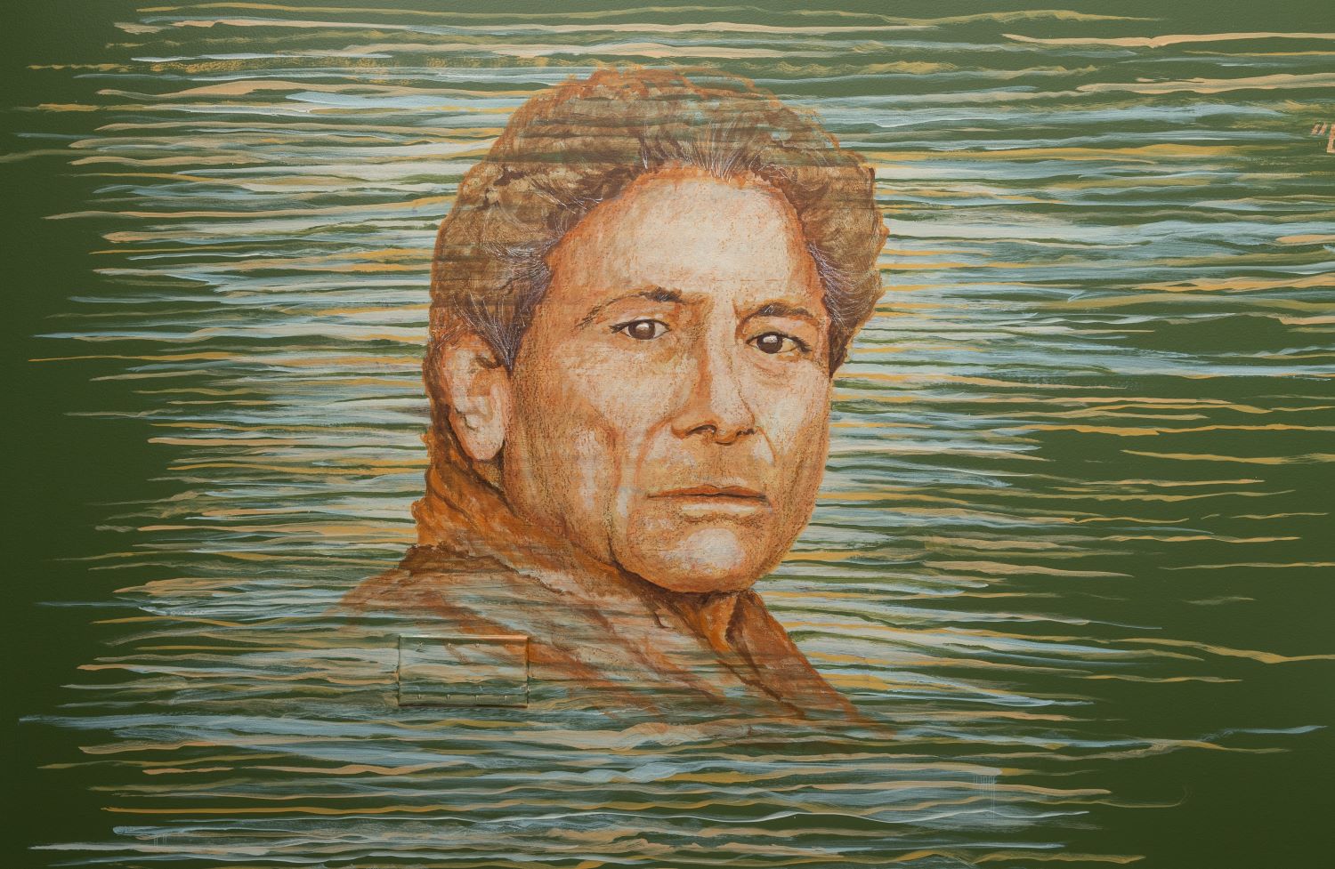 Mural of Edward Said