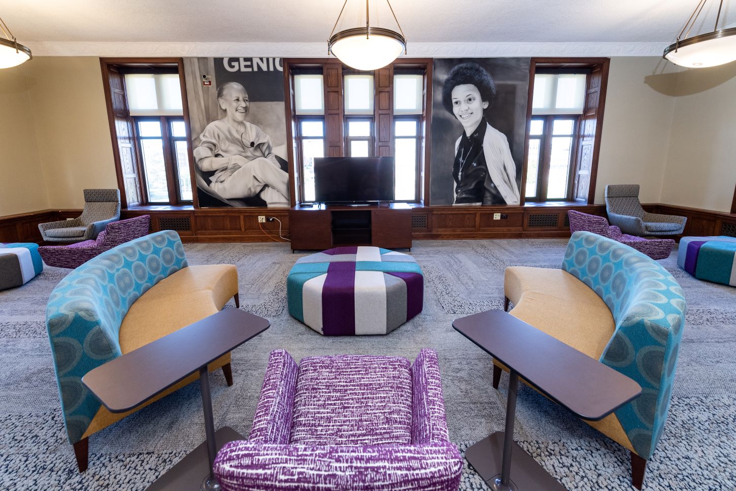 interior of the Nikki Giovanni lounge