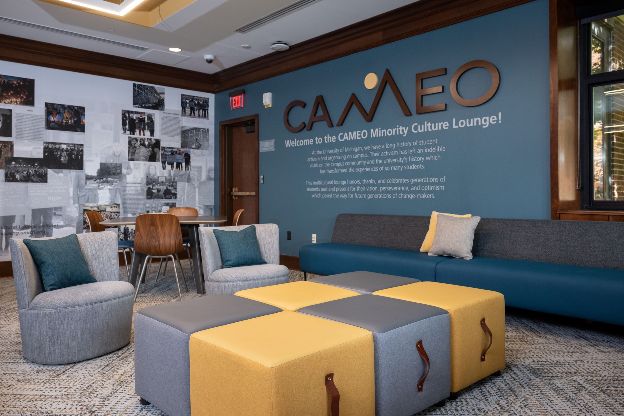 Interior of the Cesar Chavez lounge